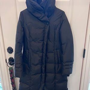 Black soia and kio heavyweight coat